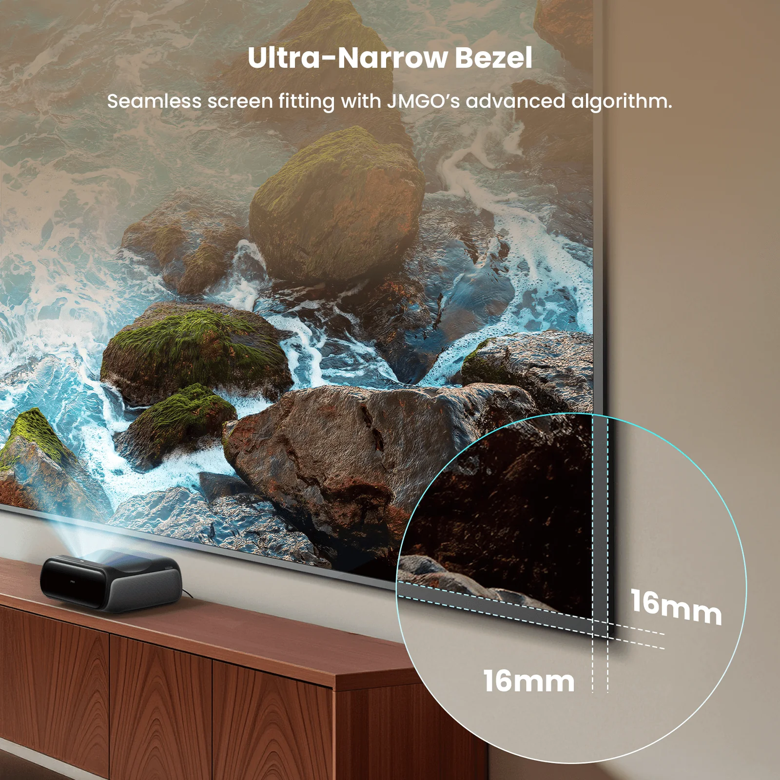 100 Inches Fresnel Fixed Frame Screen for O2S Ultra - Image 4