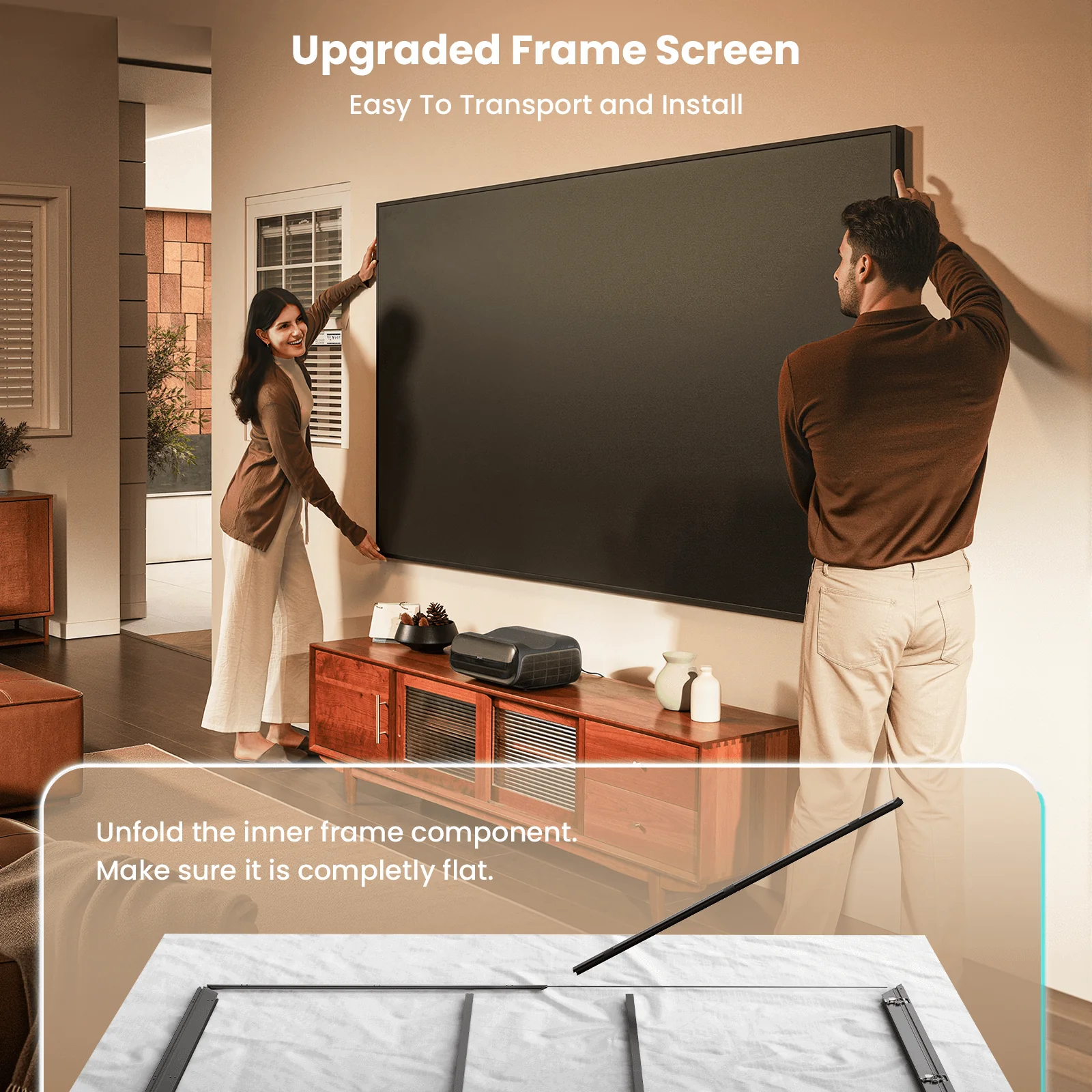 100 Inches Fresnel Fixed Frame Screen for O2S Ultra - Image 6